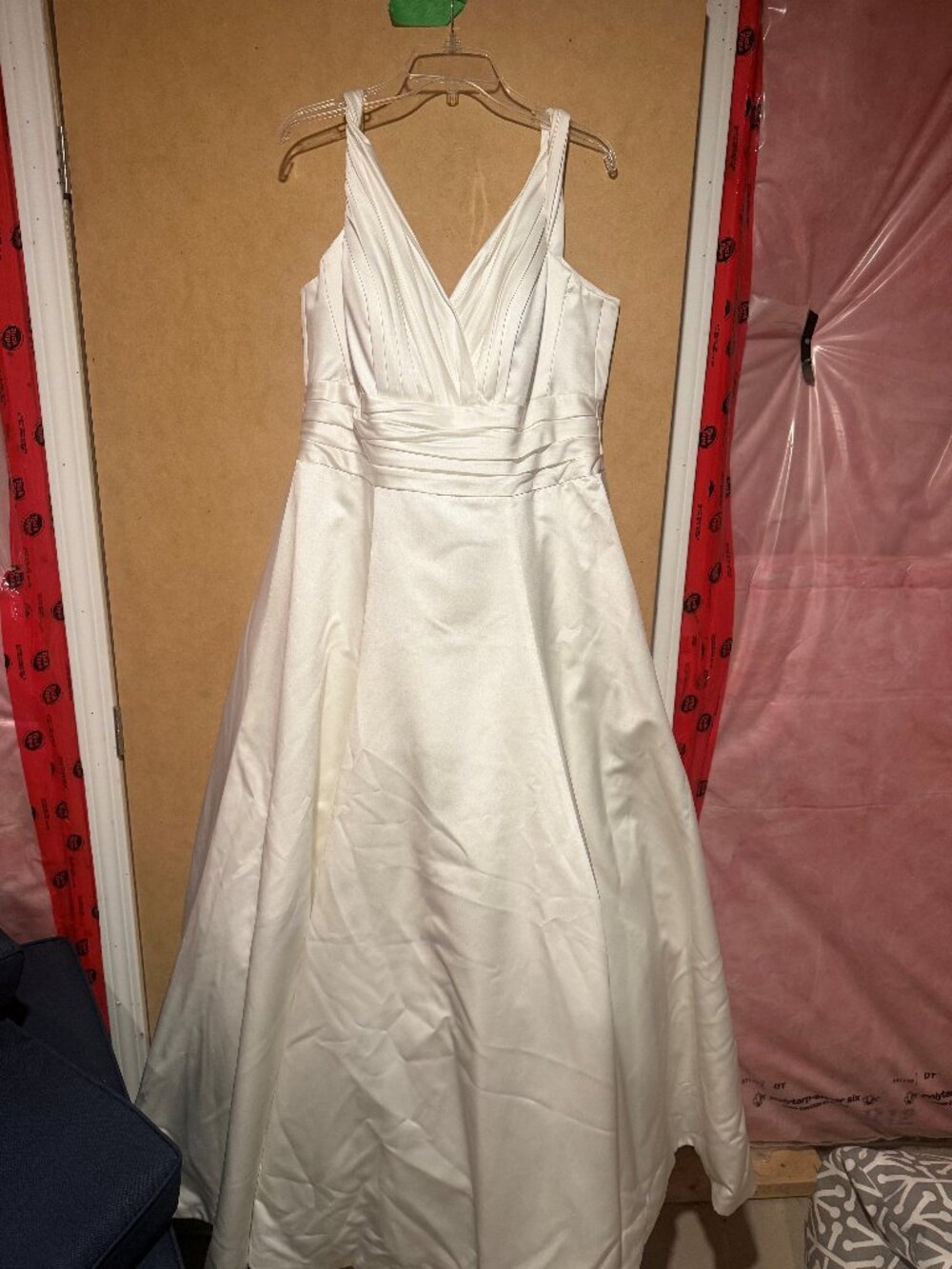 David's Bridal Wedding Dress, Slip Included